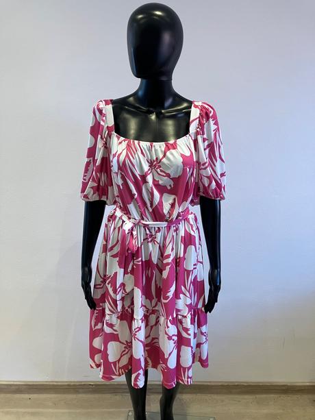 Dámske vzorované šaty bodyflirt (44-46), xxl