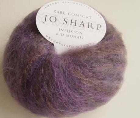 Vlna - pletacia priadza jo sharp mohér fialový,
