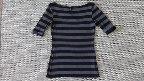 H&m pásikavý top xs, h&m,xs