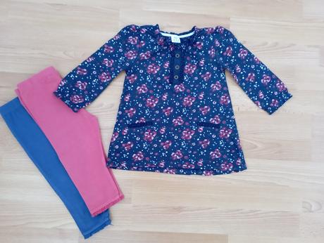 Šatová tunika s legínami, f&f,74