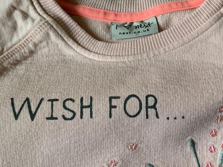 Next ružová mikina s vílou a 3d efektmi, next,116