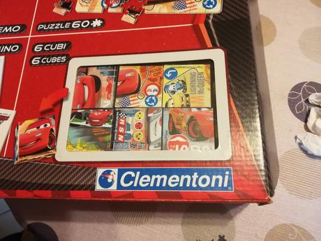 Cars 4in1 puzzle,memo,domino, kocky, 
