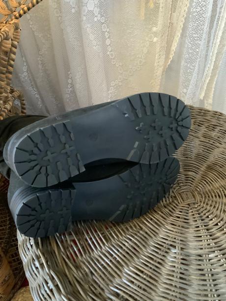 Čierne čižmy f&f semisove, f&f,36