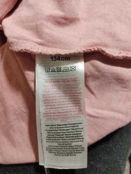 Tričko krásne rukávy, pepco,134