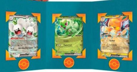 Pokémon stojan na 3 karty, 