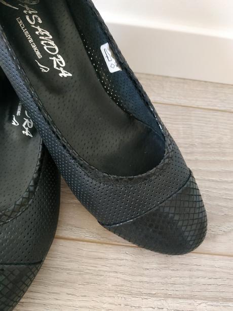 Cierne vzdusne kozene balerínky, vel. 38, 38