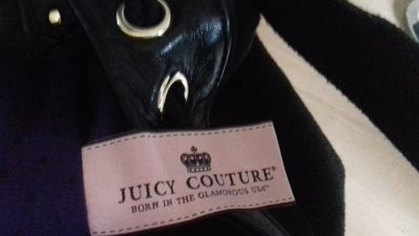 Kabelka semišová, krasna zn. juicy couture,