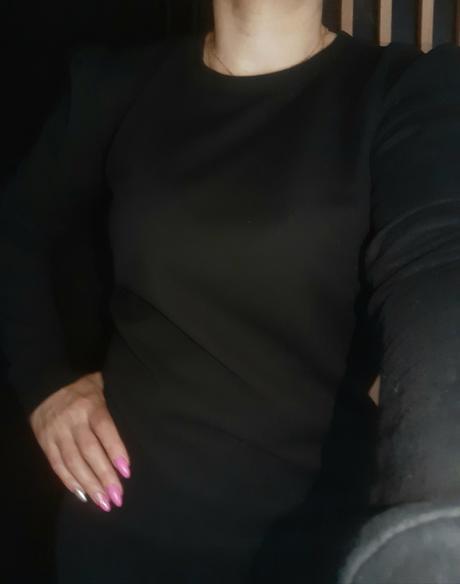 Tričko s puf rukávom, bershka,s