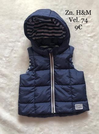 Vesta zateplená, h&m,74