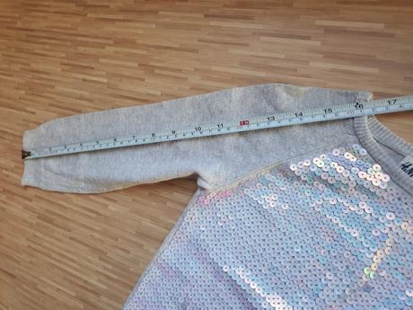 Tenky svetrik s flitrami, h&m,98