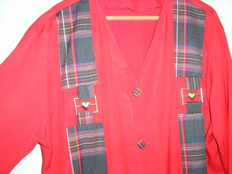 796. červené sako, xl