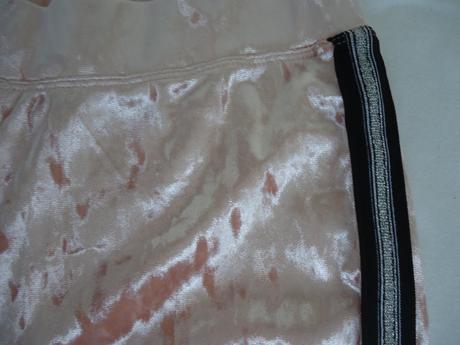 Velúrové pudrovoružové tepláky vel.14+, lindex,170