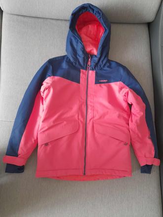 Dievčenská lyžiarska zateplená bunda head 128-134, 128