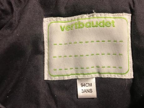 Zimna bunda, vertbaudet,98