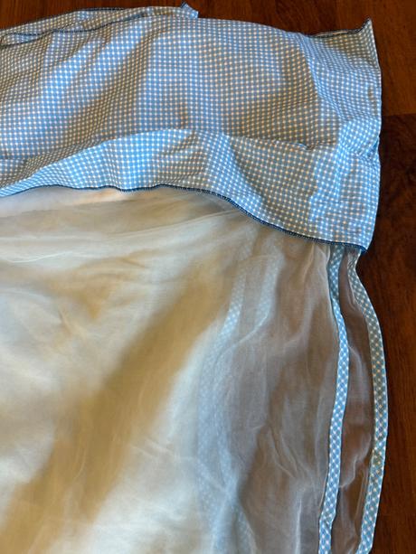 Baldachyn, zábrana do detskej postieľky + vreckár,