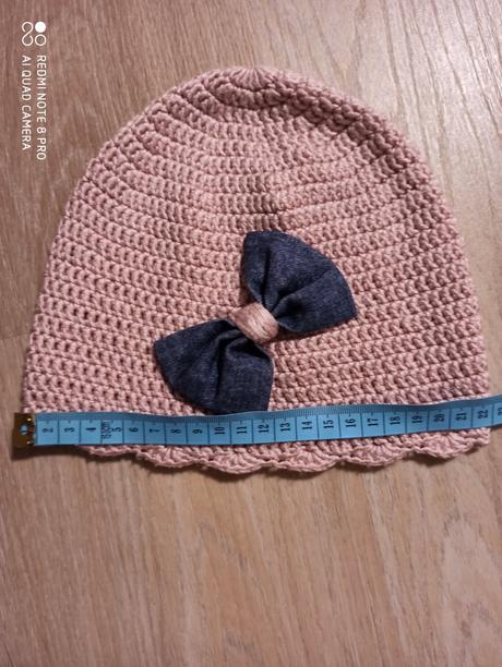 Háčkovaná čiapka pre dievcatko, 110