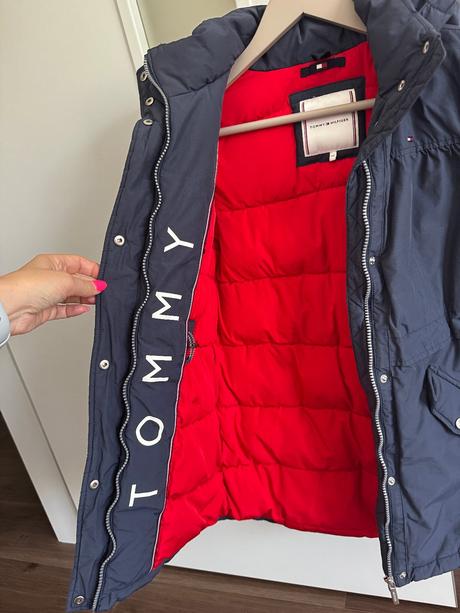 Zimna tepla bunda th, 140, sdopor. postou, tommy hilfiger,140