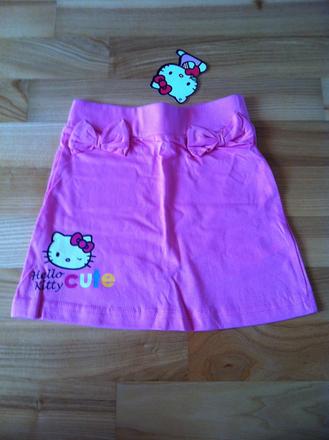 Suknička na leto hello kitty - viac veľkostí., 104 / 110 / 116 / 122