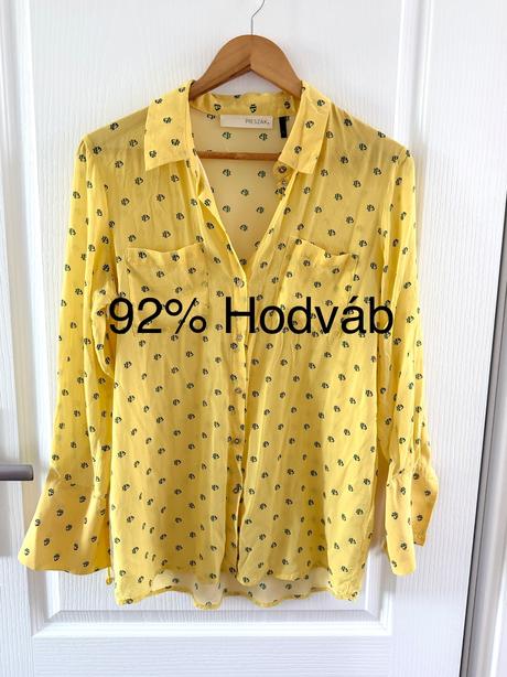 Hodvábna košeľa s monogramom značky pieszak, s