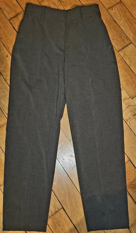 Elegantne nohavice s pukmi v.38, h&m,38