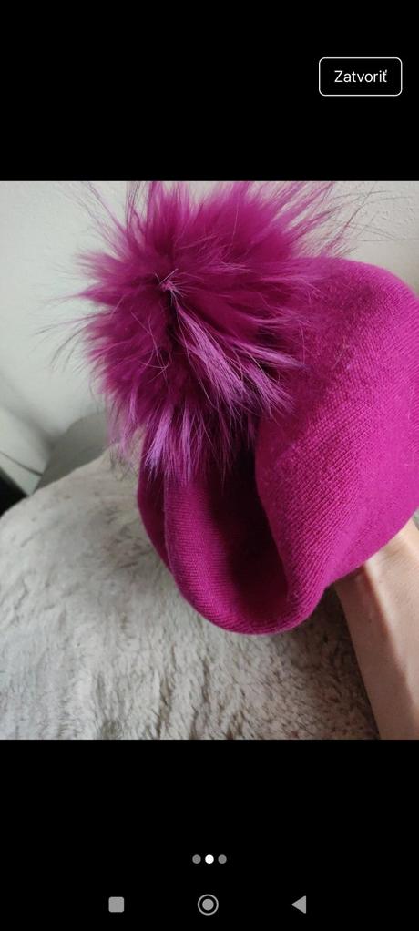 Dámska baretková čiapka cashmir, 