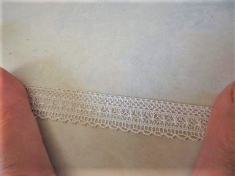 Drobná príprava/zbytky cvernovej čipky,