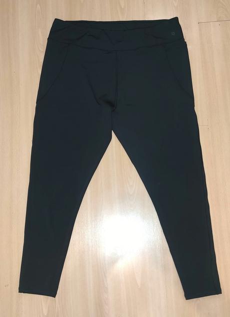 Reaktiv tmavozelené kaki legíny, tu,xl