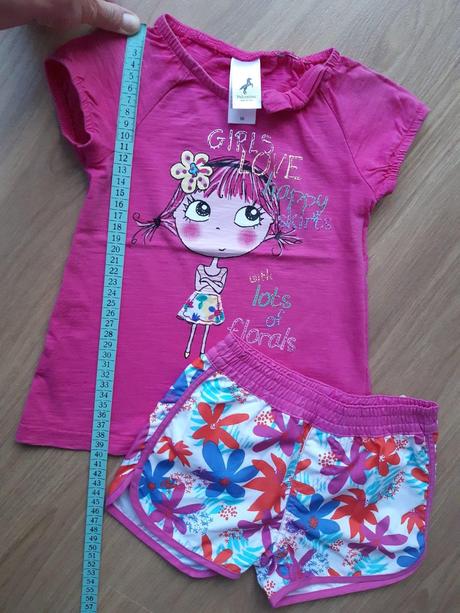 Tričko c&a + kraťasy zara, zara,98