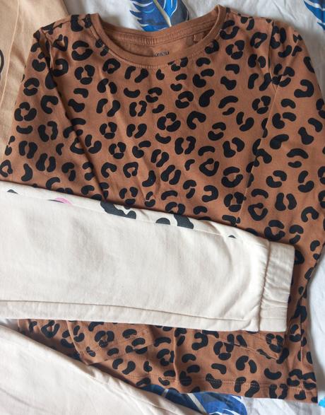 Súprava 2x tričko s dlhým rukávom+nohavice, sinsay,116