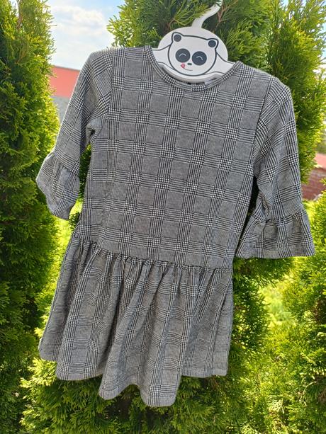 Šaty káro, palomino,110