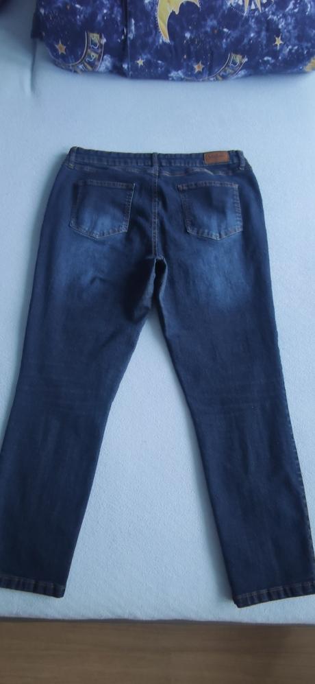 Dámske elastické rifle, veľ. 44, bonprix,44