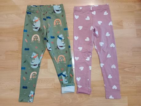 Zateplené legíny, h&m,122