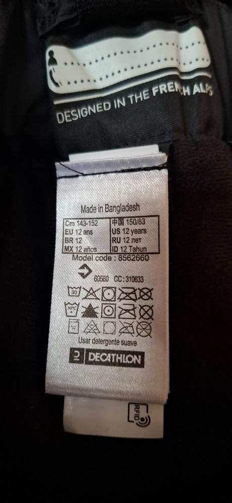 Oteplovačky 143-152, decathlon,152