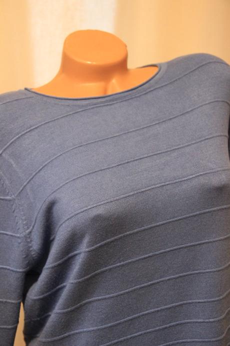 Modrý sveter z viskózy, l, l