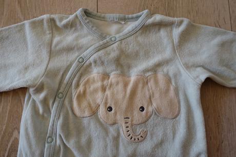 Overal so sloníkom, h&m,80