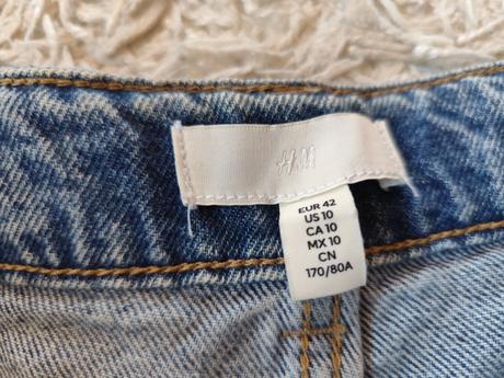 Riflové kraťasy, h&m,42