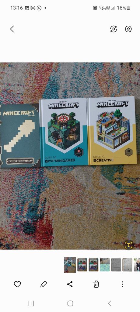 Kniha minecraft v aj, 