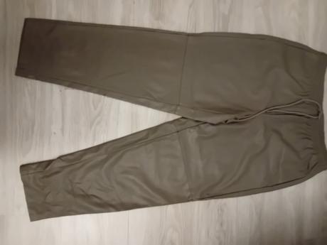 Dámske koženkové nohavice, xl