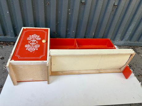 Stary nabytok pre babiky dreveny dlzka cca 44 cm v,
