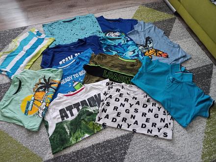 Balíček tričiek s krátkym rukavom, 122–134