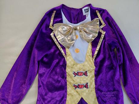 110/116 kostym willy wonka, roald dahl,5-6 r., 