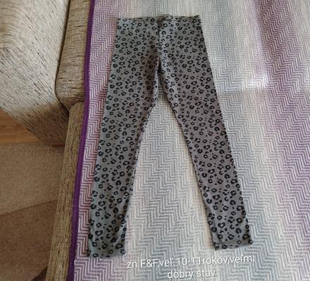 Dievčenské legíny zn.f&f veľ.10-11rokov, f&f,140