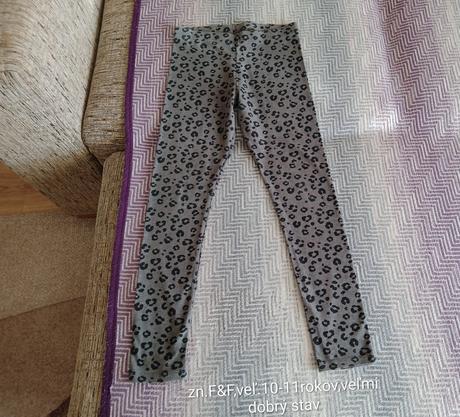 Dievčenské legíny zn.f&f veľ.10-11rokov, f&f,140