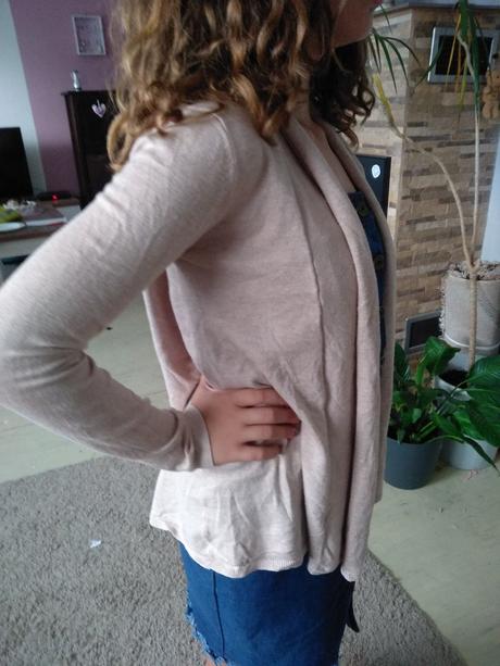 Bezovy cardigan, zara,s