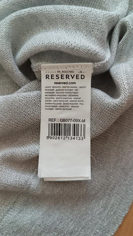 Trblietavý sveter, reserved,m
