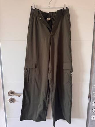 Tmavozelené kapsáče shein, xs