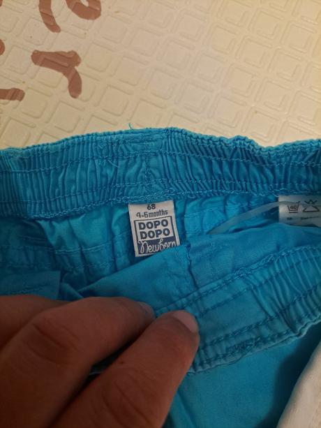 Kratasy,  šortky, 68cm, 2ks., dopodopo,68