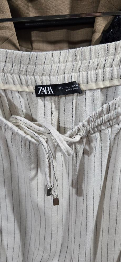 Ľanové nohavice zara, zara,l