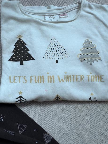 Vianočné pyzamo zara 120, zara,116