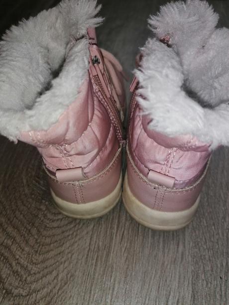 Zimné topánočky ružové, h&m,22